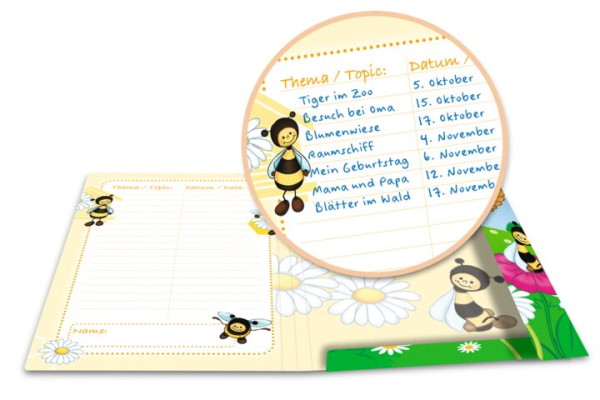 Sammelmappe für den Kindergarten Bienenwiese