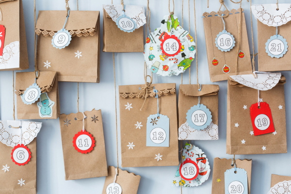 Sticker für den Adventskalender
