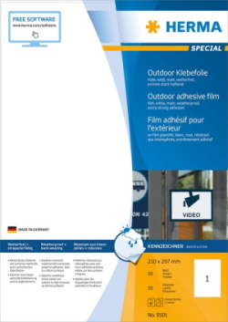 HERMA Etikettenverpackung" 

(Note: The text is already in German and does not require translation. It refers to "HERMA label packaging," which is clear and appropriate as is.)