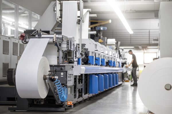 Haftmaterialmaschine
