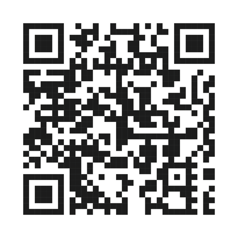 Ein QR-Code mit einem komplexen Muster, das zum Scannen mit einem Smartphone oder einem QR-Code-Leser verwendet werden kann.