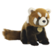 Plüschfigur eines roten Pandas mit braunem und schwarzem Fell, weißen Ohren und einem runden Gesicht. Trägt ein Etikett mit dem Namen "Mizzie".