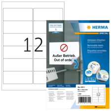 HERMA SPECIAL A4 ablösbare Etiketten