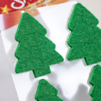 Weihnachtliche Sticker