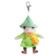 Plüschfigur eines Charakters mit grünem Hut, grüner Kleidung und orangefarbener Schal, befestigt an einem Schlüsselring.