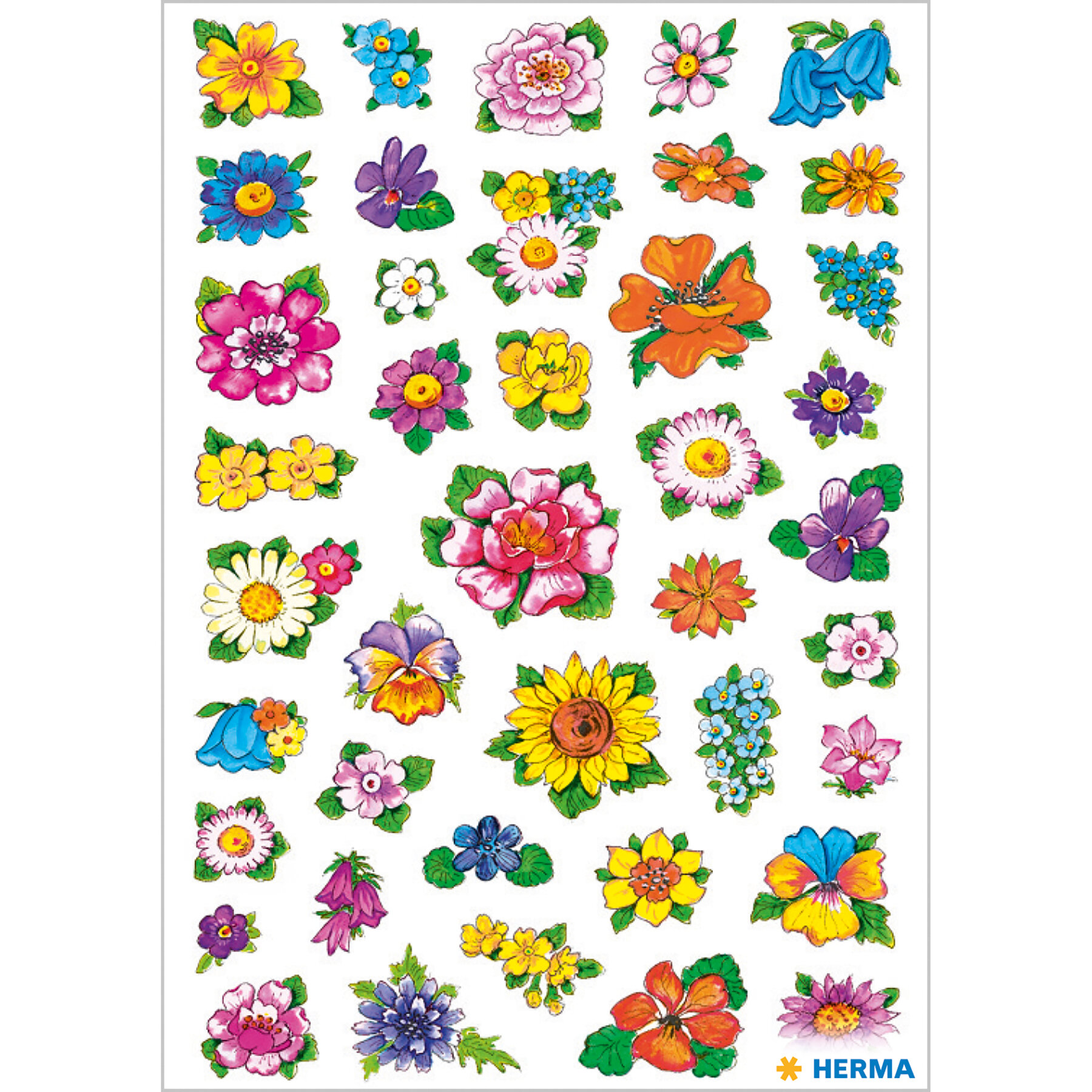 Blumen-Sticker
