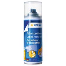 Etikettenlöser in Sprayform, 200 ml, von HERMA. Geeignet zum Entfernen von Aufklebern und Etiketten.