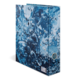 Ein Ordner mit einem blauen Wasserdesign, das Blasen und Wassertropfen zeigt.