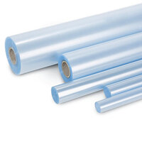 Transparente Buchschutzfolie in verschiedenen Größen nebeneinander" 

(Note: The original text is already in German and does not require translation. It is clear and fluent as it is.)