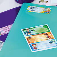 The text "Schuletiketten" is already in German. If you would like me to provide a definition or explanation, "Schuletiketten" refers to school labels or tags, often used for labeling school supplies or personal items to prevent loss. If you need further assistance or a different type of translation, please let me know!