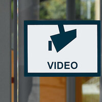 Anwendungsbeispiel für selbstklebende Schilderetiketten