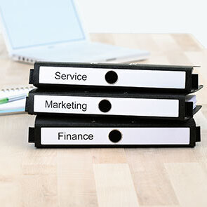 Bedruckte Hängeordner-Etiketten