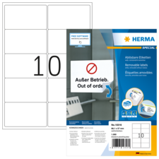 HERMA SPECIAL A4 ablösbare Etiketten