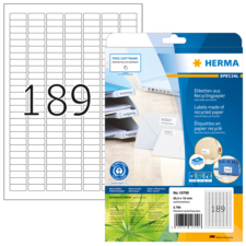 HERMA SPECIAL A4 Recyclingetiketten